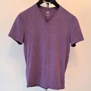 Men's H&M SlimFit Purple T-Shirt